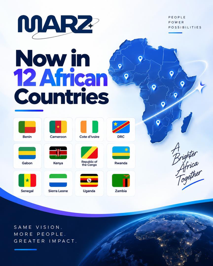 MarzPay payment coverage across Africa